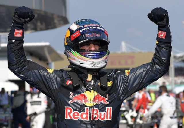 Daniel Ricciardo gana el GP de Malasia