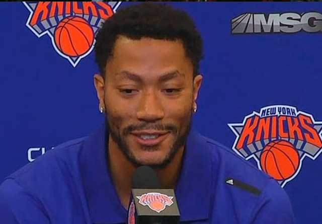 Derrick Rose se siente apreciado en New York