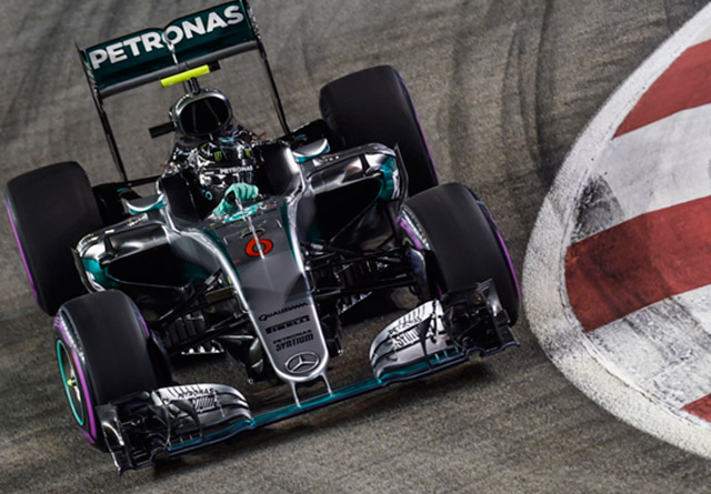 Nico Rosberg domina los últimos ensayos libres del GP Singapur