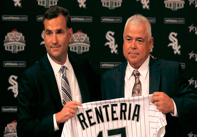 rick rentería nombrado manager de los chicago white sox