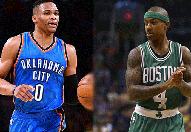 Isaiah Thomas y Russell Westbrook nombrados jugadores de la semana