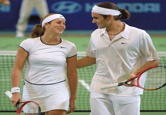 La última vez que Roger Federer jugo la Copa Hopman fue con su esposa