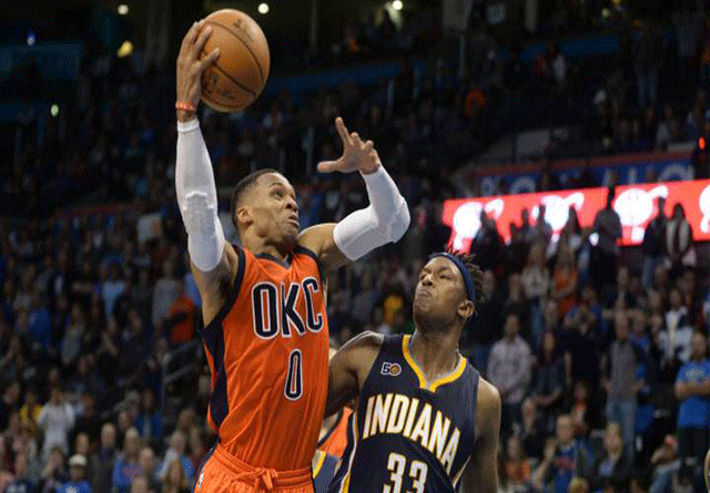 Rusell Westbrook logra su quinto triple doble de la temporada