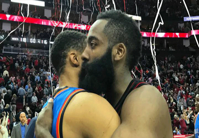 Batalla adelantada por el MVP entre Harden y Westbrook