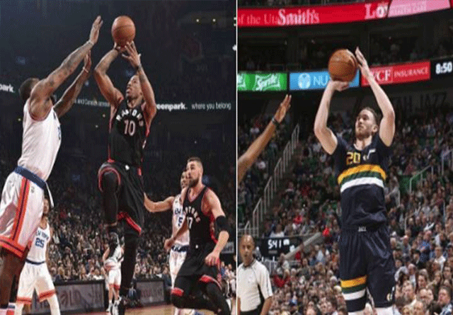 Demar Derozan y Gordon Hayward jugadores de la semana