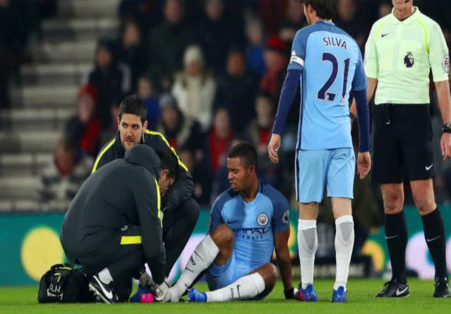 Gabriel de Jesús estará fuera de acción