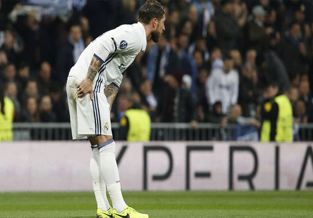 Sergio Ramos duda ante el Espanyol