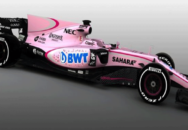 Force Indian utilizara un coche Rosado