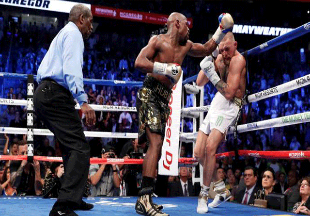 Floyd Mayweather consigue su triunfo 50 ante Conor McGregor