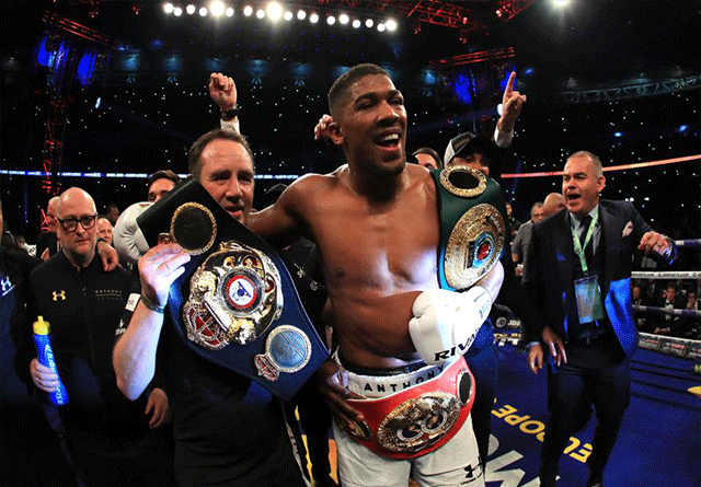 Anthony Joshua confirma su próximo combate