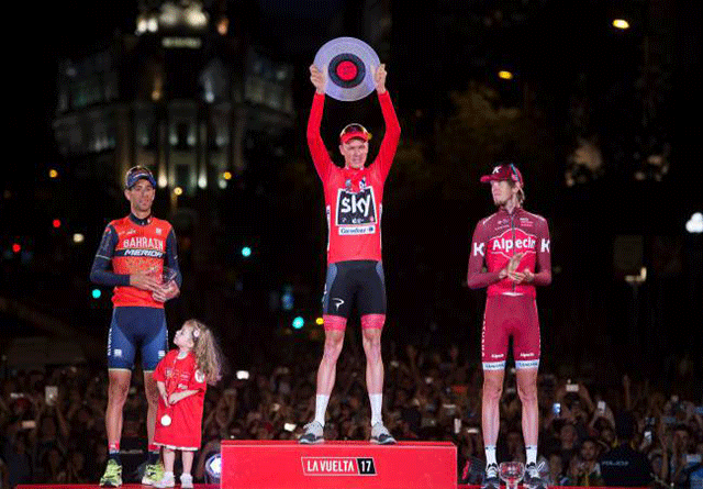 Chris Froome consigue el doblete Tour-Vuelta