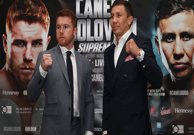 Golovkin favorito en las apuestas ante Canelo