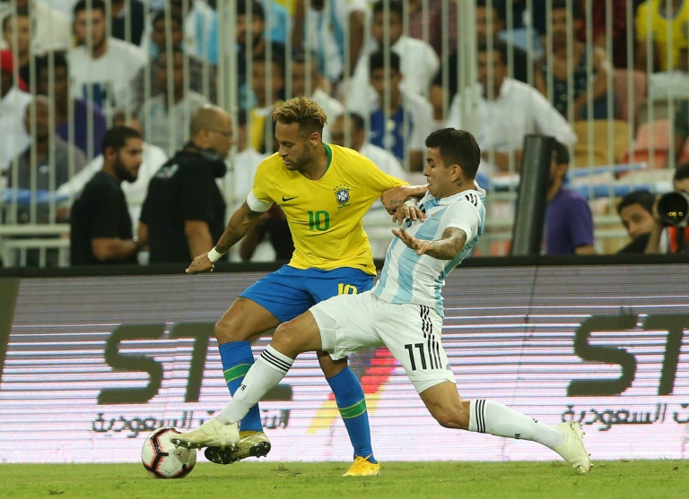 Brasil cae ante Argentina en partido amistoso