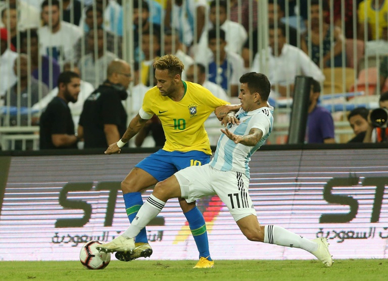 Brasil cae ante Argentina en partido amistoso