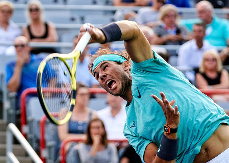 Rafael Nadal avanza a los octavos de final del Masters 1.000 de Montreal tras vencer a Guido Pella
