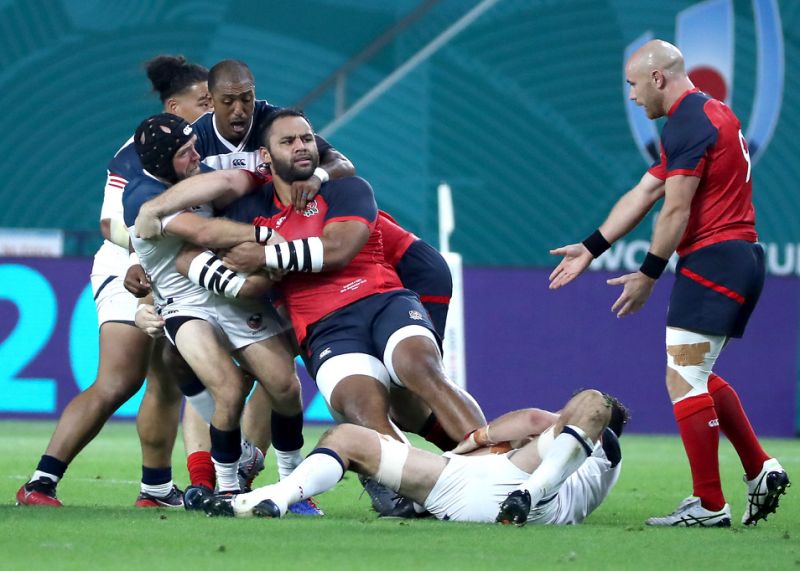 Inglaterra aplasta a Estados Unidos en la Copa Mundial de Rugby