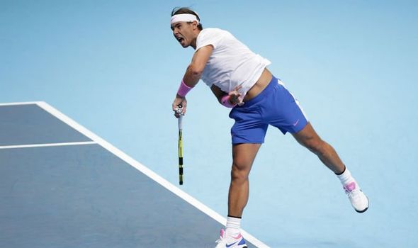 Tenista Rafael Nadal derrota a Stefanos Tsitsipas en el Master de Londres