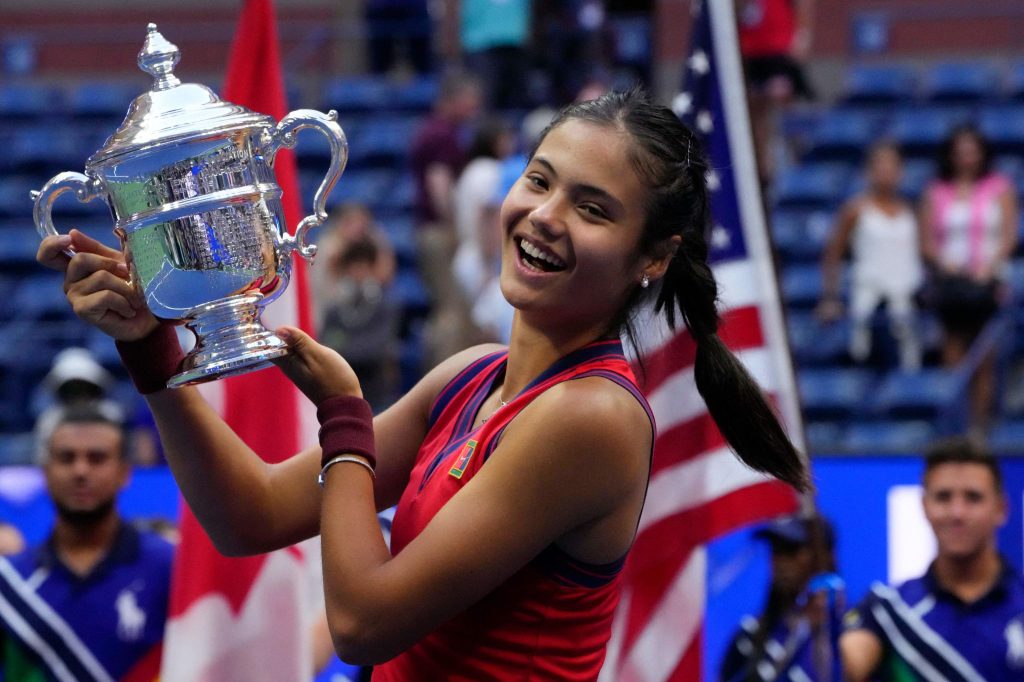Emma Raducanu, la adolescente rompió récords en el tenis