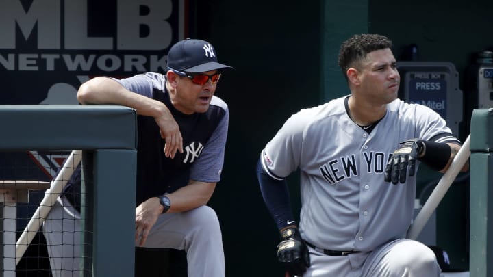 Mánager de Yankees dice se le critica "injustamente" a Gary Sánchez