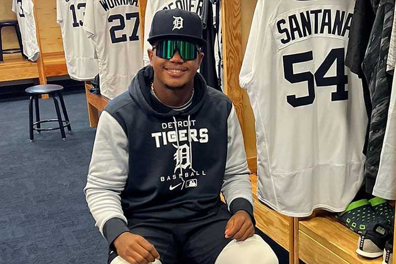 Cristian Santana impresiona en minicamp de los Tigres de Detroit