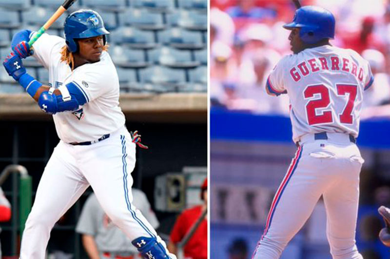 “De tal palo, tal astilla”: Vladimir Guerrero Jr. casi igual a su papá