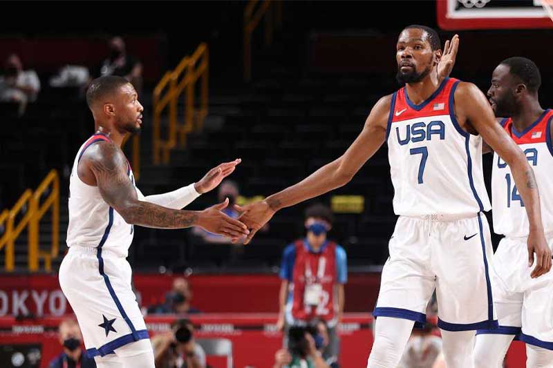 Lillard publicó una historia en Instagram con Durant y un nuevo uniforme