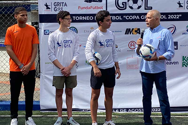 Trás cuatro exitosos circuitos regionales de juegos de fútbol que conforman el 2do. Campeonato de Fútbol Copa Grita Gol 2022, la Fundación Grita Gol se prepara para celebrar este 6 de agosto en las canchas del Colegio Carol Morgan en Santo Domingo la Gran Final.