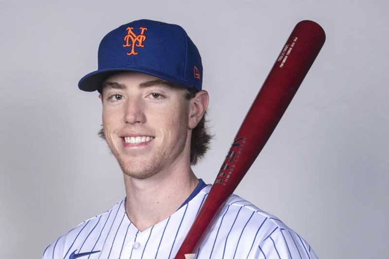 Brett Baty dio su primer jonrón con los Mets