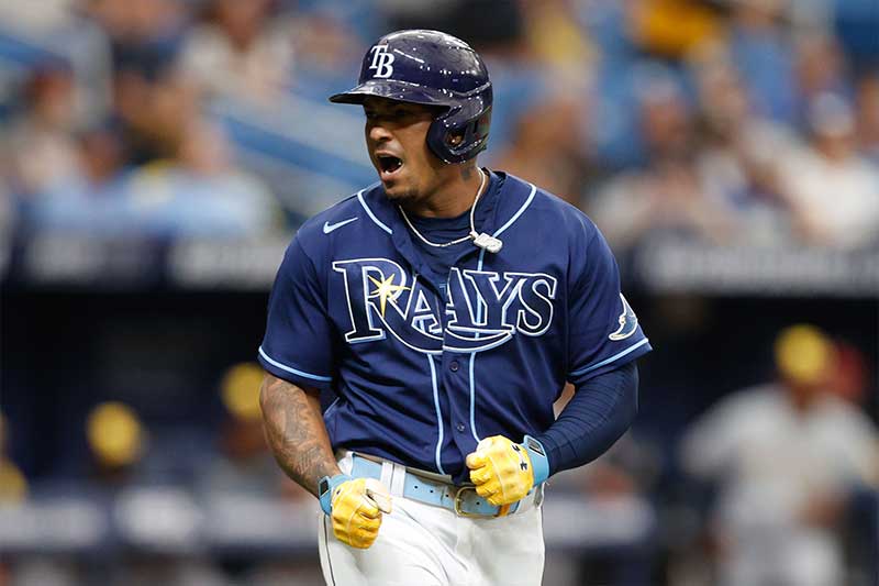 Wander Franco retirado a última hora del lineup de los Rays