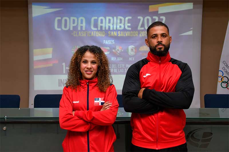 Nancy Peña y Luis Objio: los lonjevos capitanes del balonmano dominicano