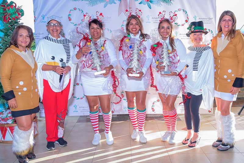 El equipo Candy Girls conquista torneo Big 3 Christmas de la LPGA Amateurs Golf Association DR
