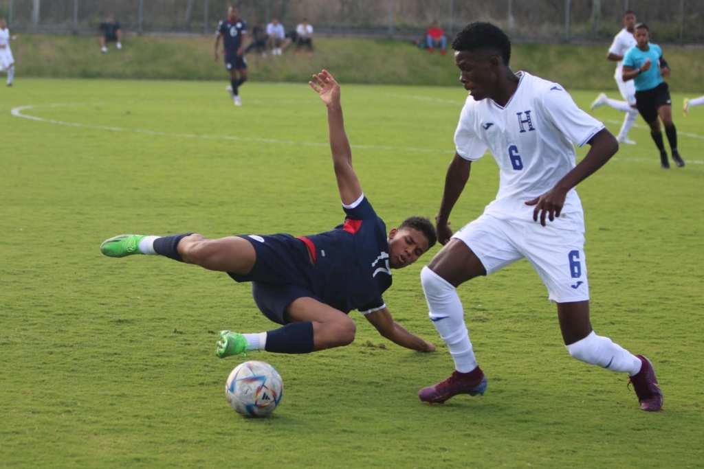 La Sedofútbol Sub-20 se fajó con Honduras en el primer amistoso