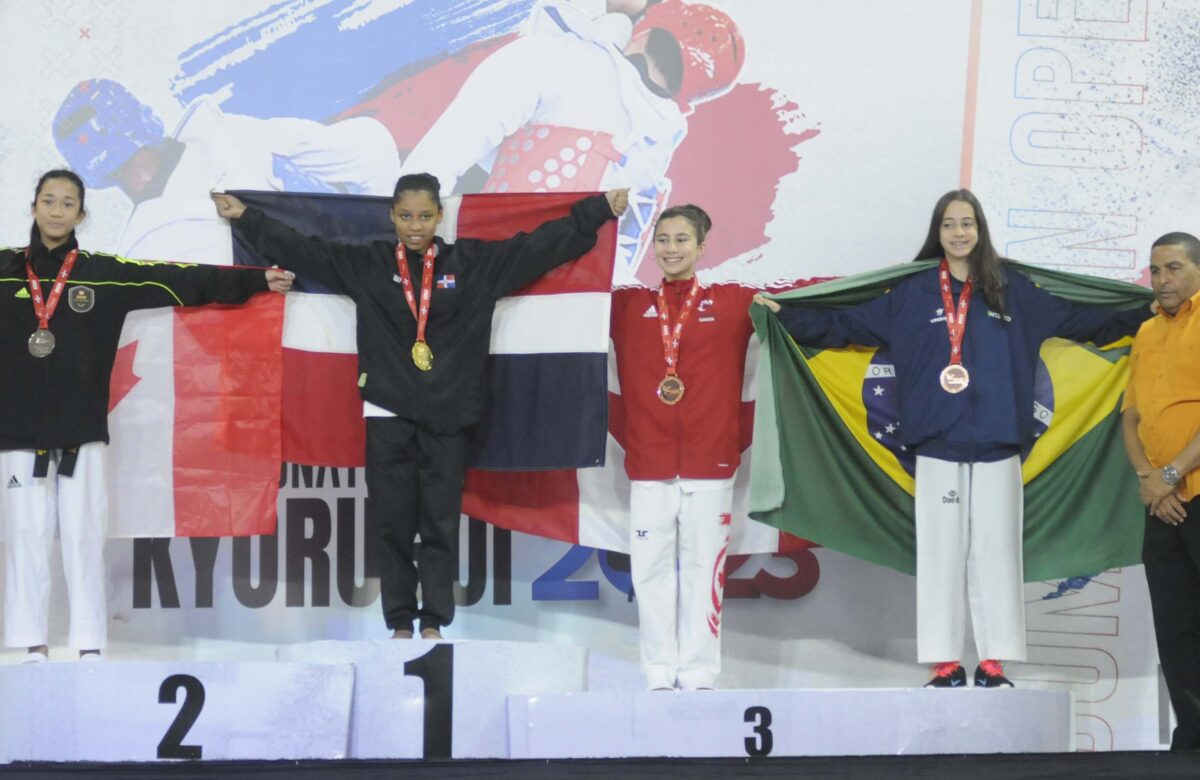 Estas son las 18 medallas que conquista RD en Campeonato Panamericano de Taekwondo