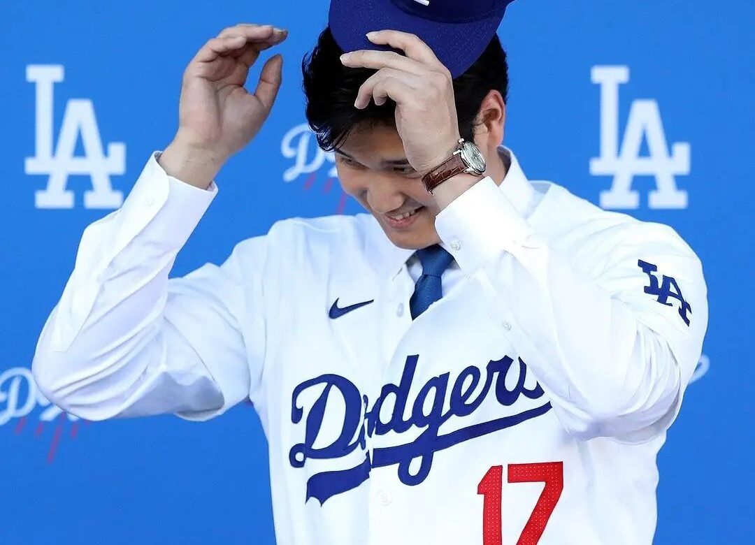 Shohei Ohtani: “No veo la hora de integrarme a los Dodgers”.