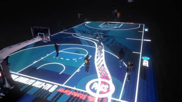 La NBA utilizará canchas LED para el All-Star