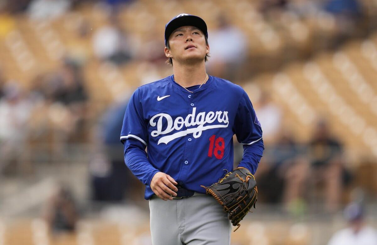 Yamamoto lanza 6.0 entradas en blanco y Dodgers barren a Nacionales