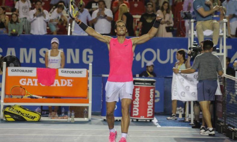 Rafael Nadal avanza a semifinales del Abierto Mexicano