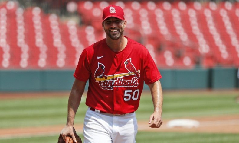 Adam Wainwright lanzador abridor de los Cardenales de San Luis